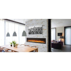 Napoleon 72-Inch Entice Wall Mount Electric Fireplace Sleek Design Indoor NEFL72CFH-1