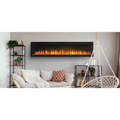 Napoleon 72-Inch Entice Wall Mount Electric Fireplace Sleek Design Indoor NEFL72CFH-1