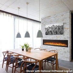 Napoleon 72-Inch Entice Wall Mount Electric Fireplace Sleek Design Indoor NEFL72CFH-1