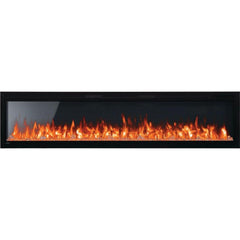 Napoleon 72-Inch Entice Wall Mount Electric Fireplace Sleek Design Indoor NEFL72CFH-1