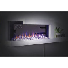 Napoleon 59-Inch Stylus Cara Elite Wall-Mounted Electric Fireplace with Shelf Indoor NEFP32-5019W-IOT