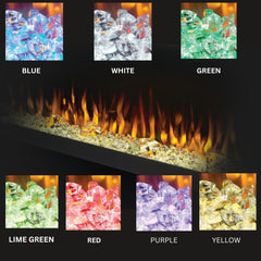 Napoleon 50-Inch Trivista Pictura 3-Sided Wall-Mounted Electric Fireplace Indoor NEFL50H-3SV