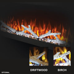 Napoleon 60-Inch Trivista Pictura 3-Sided Wall-Mounted Electric Fireplace Indoor NEFL60H-3SV