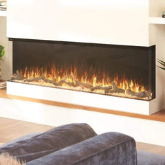 Napoleon 60-Inch Trivista Primis 3-Sided Built-In Electric Fireplace Indoor NEFB60H-3SV
