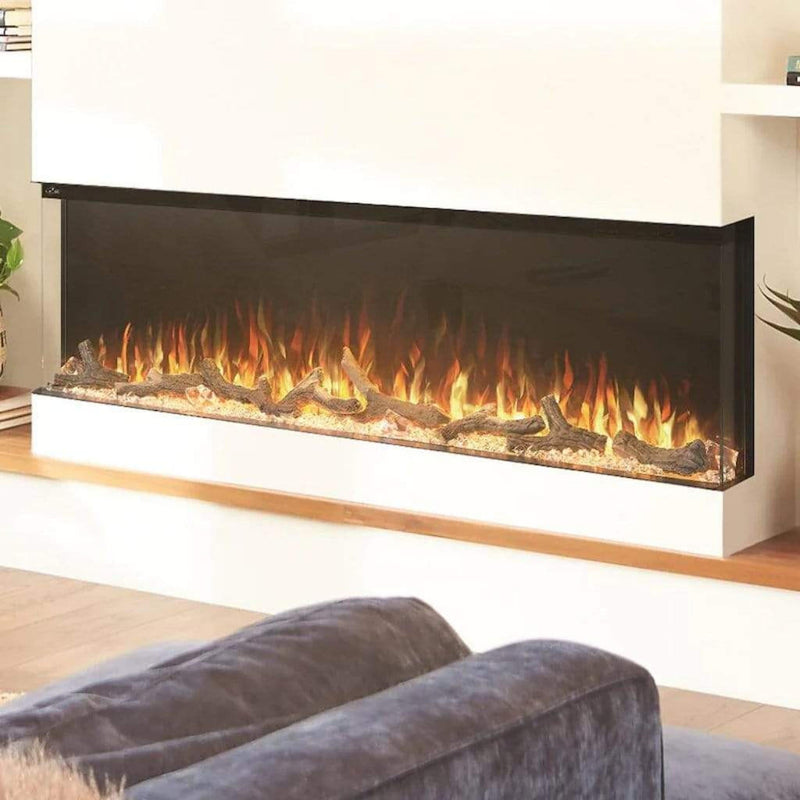 Napoleon 60-Inch Trivista Primis 3-Sided Built-In Electric Fireplace Indoor NEFB60H-3SV