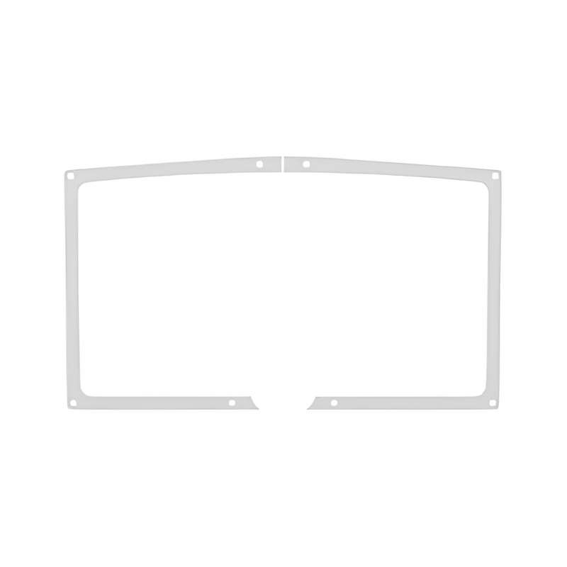 Brushed Nickel Door Overlay - OA10622