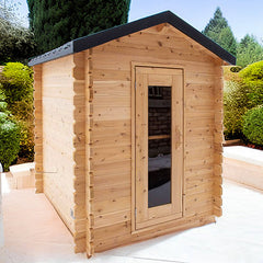 Dundalk LeisureCraft CT Granby 3 Person Outdoor Sauna Electric only CTC66WE