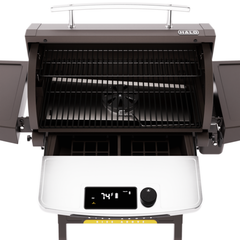 HALO Prime550 Battery Powered Outdoor Pellet Grill with 553 sq in Cooking Space and Dual-Auger Hopper HS-1001-XNA