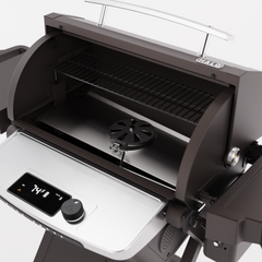 HALO Prime550 Battery Powered Outdoor Pellet Grill with 553 sq in Cooking Space and Dual-Auger Hopper HS-1001-XNA
