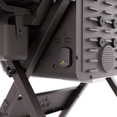 HALO Prime550 Battery Powered Outdoor Pellet Grill with 553 sq in Cooking Space and Dual-Auger Hopper HS-1001-XNA