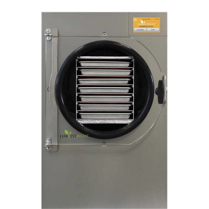 Harvest Right Pharmaceutical Freeze Dryer with Premier Pump in Stainless Steel, Medium, with Oil Free Pump (HRFDMPH, SP-GW11060)