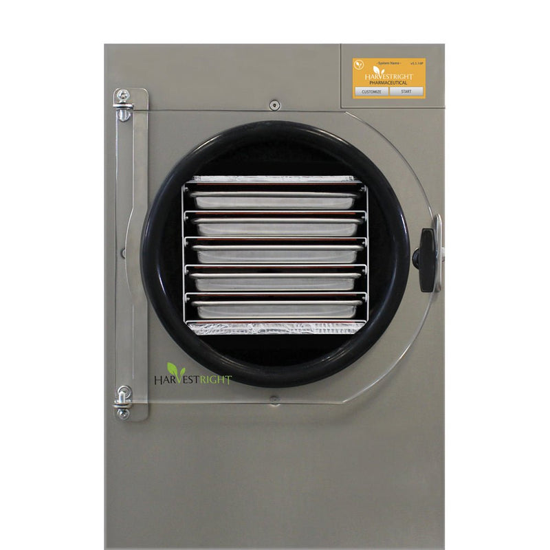 Harvest Right Pharmaceutical Freeze Dryer with Premier Pump in Stainless Steel, Small, with Oil Free Pump (HRFDSPH, SP-GW11060)
