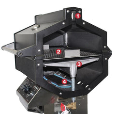 Phoenix 53 Inch Grill Pedestal with 2 Standard Burners, SDRIVDDP