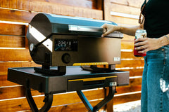 HALO Prime300 Battery Powered Countertop Pellet Grill with 300 sq in Cooking Area HS-1005-ANA