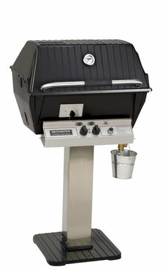 Stainless Steel Patio Post Broilmaster with Cast Iron Base (SS26P) 