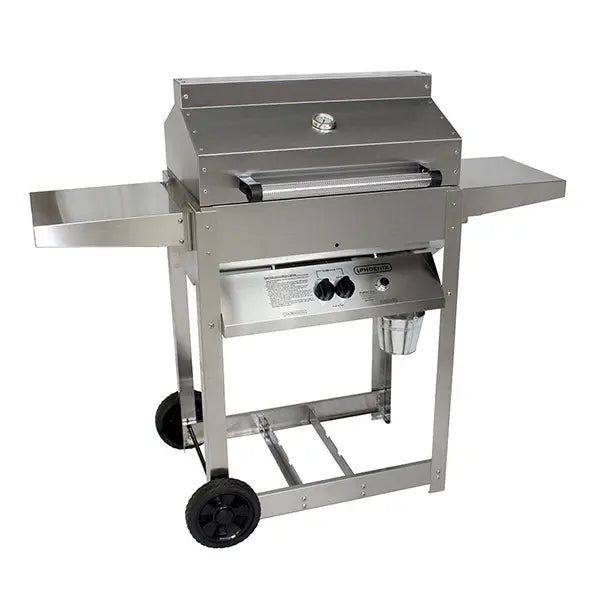 Phoenix 54 Inch Freestanding Liquid Propane Grill with 2 Standard Burners, on 4 Legged Open Cart SDRIV4LDD