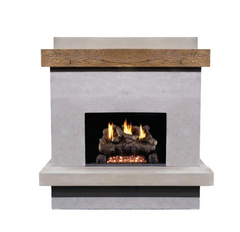American Fyre Designs 68-Inch Free Standing Gas Fireplace Finish Outdoor BROOKLYN SMOOTH