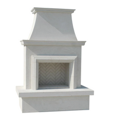 American Fyre Designs 67-Inch Contractor's Model Recessed Body and Hearth Outdoor Gas Fireplace Built-In Design Outdoor 11-A-WC-RBC