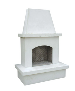 American Fyre Designs 67-Inch Contractor's Model Recessed Body and Hearth Outdoor Gas Fireplace Built-In Design Outdoor 11-A-WC-RBC