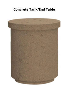American Fyre Designs 36-Inch Bordeaux Square Concrete Gas Fire Bowl Durable Design Outdoor 430-WA-11-M6NC