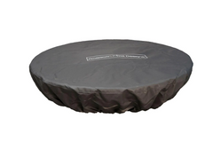 American Fyre Designs 48-Inch Marseille Round Concrete Gas Fire Bowl Durable Design Outdoor