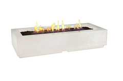 American Fyre Designs 72-Inch Louvre Rectangular Gas Fire Pit Modern Design Outdoor 688-WA-11-M8PC