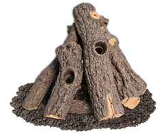American Fyre Designs Log Sets for Gas Fire Pits Replacement Accessory Indoor/Outdoor BCO-27