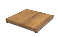 American Fyre Designs 44-Inch Contempo "Reclaimed Wood" Square Gas Fire Pit Table Rustic Design Outdoor 784-BA-FO-H2