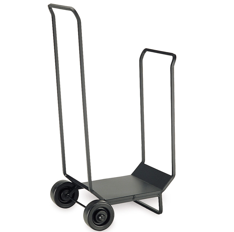 Traditional Wood Cart Wide Stable Outboard Wheels Outdoor 18524