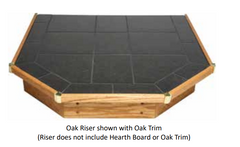 Diamond Hearths Oak Risers Indoor DH-PED