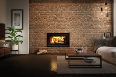 Valcourt Mundo II Wood-Burning Fireplace Modern Design Indoor FP12R Series