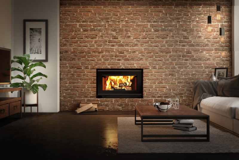 Valcourt Mundo II Wood-Burning Fireplace Modern Design Indoor FP12R Series