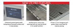 Blaze LTE Pro 32-Inch 4-Burner Built-In Gas Grill with Digital Display and Rotisserie – BLZ-4LTEPRO