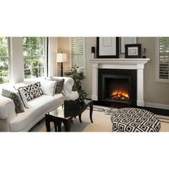 SimpliFire 30 Inch Traditional Built-In Electric Fireplace SF-BI30-EB