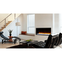 SimpliFire 43 Inch Scion Linear Built-In Electric Fireplace SF-SC43-BK
