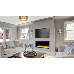 SimpliFire 43 Inch Scion Linear Built-In Electric Fireplace SF-SC43-BK
