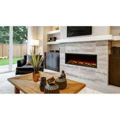 SimpliFire 55 Inch Scion Linear Built-In Electric Fireplace SF-SC55-BK