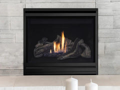 Superior DRC3000 Series Mid-Size Contemporary Top/Rear Direct Vent Natural Gas Fireplace in Electronic Ignition DRC3035DEN-E