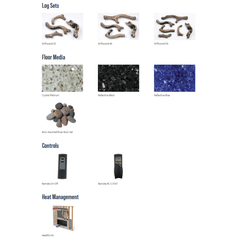 Superior DRL2000 Series Linear Contemporary Clean Faced Direct Vent Natural Gas Fireplace in Electronic Ignition DRL2035TEN