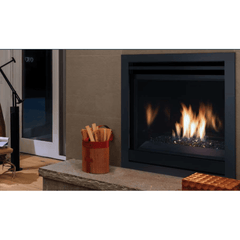 Superior DRC3000 Series Mid-Size Contemporary Top/Rear Direct Vent Natural Gas Fireplace in Electronic Ignition DRC3035DEN-E