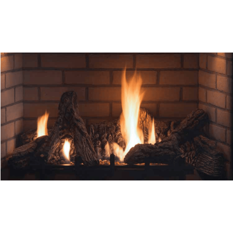 Superior DRT3500 Series 40 Inch Direct Vent Contemporary Natural Gas Fireplace in Electronic Ignition DRC3540DEN-B