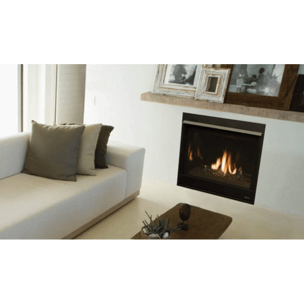 Superior DRT3500 Series 40 Inch Direct Vent Contemporary Natural Gas Fireplace in Electronic Ignition DRC3540DEN-B
