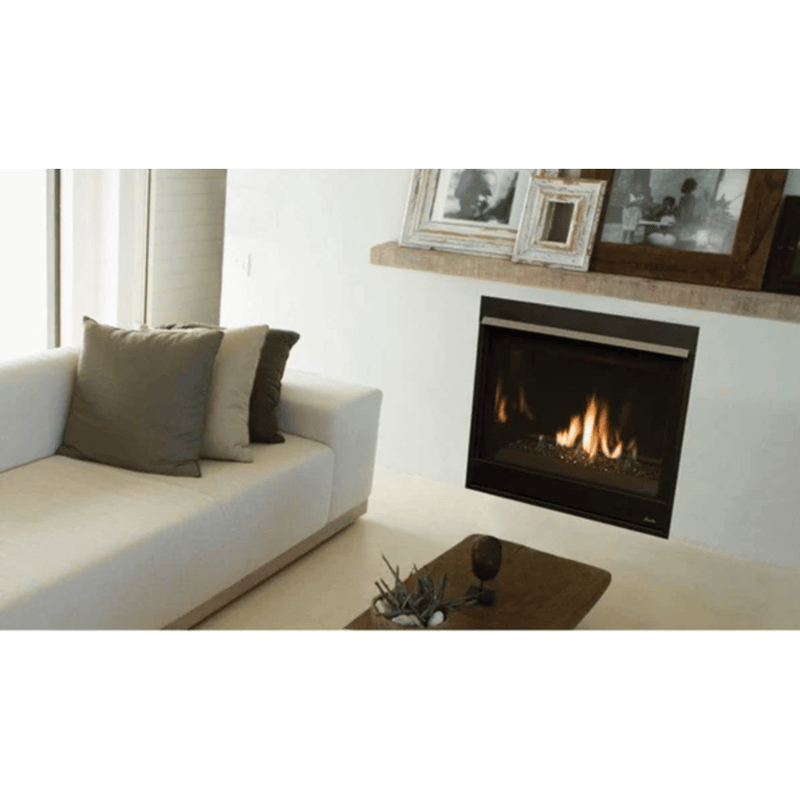 Superior DRT3500 Series 40 Inch Direct Vent Contemporary Natural Gas Fireplace in Electronic Ignition DRC3540DEN-B
