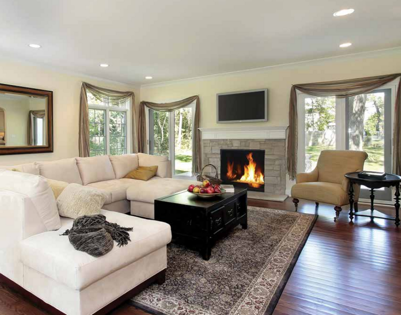 Superior DRC6300 Series Clean Faced Direct Vent Natural Gas Fireplace in Electronic Ignition DRC6340TEN