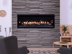Superior DRL2000 Series Linear Contemporary Clean Faced Direct Vent Natural Gas Fireplace in Electronic Ignition DRL2035TEN