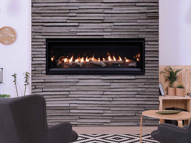 Superior DRL2000 Series Linear Contemporary Clean Faced Direct Vent Natural Gas Fireplace in Electronic Ignition DRL2035TEN
