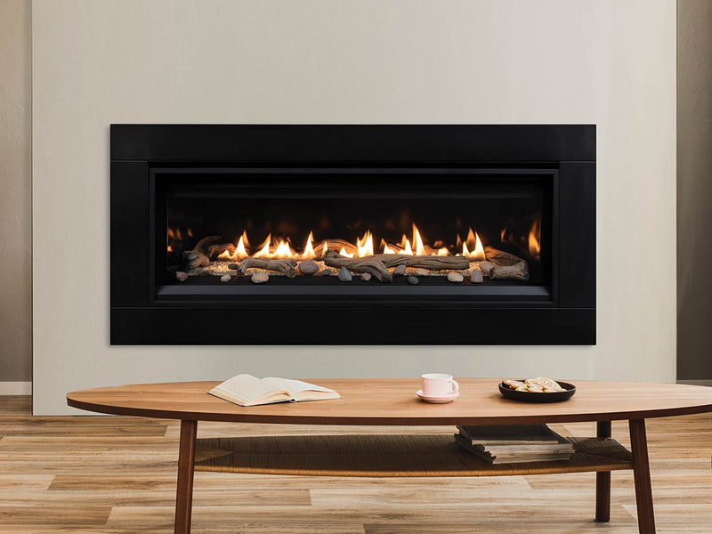 Superior DRL3500 Series 45 Inch Linear Contemporary Direct Vent Gas Fireplace in Electronic Ignition DRL3545TEN