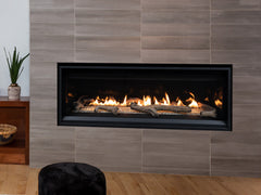 Superior DRL3500 Series 55 Inch Linear Contemporary Direct Vent Gas Fireplace in Electronic Ignition DRL3555TEN