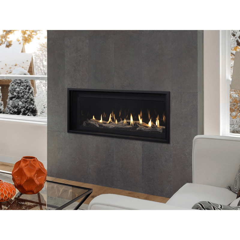 Superior DRL4000 Series Linear Contemporary Direct Vent Gas Fireplace in Electronic Ignition DRL4048TEN