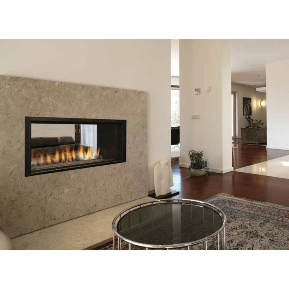 Superior DRL4500 Series 43 Inch Linear Contemporary Direct Vent Gas Fireplace in Electronic Ignition DRL4543TEN